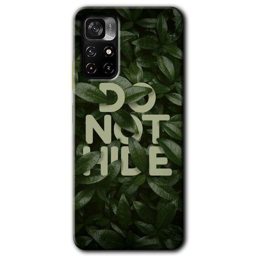 Potkal Hediye Fabrikası Xiaomi Redmi Note 11T Kılıf HD Desen Baskılı Arka Kapak - Do Not Hide