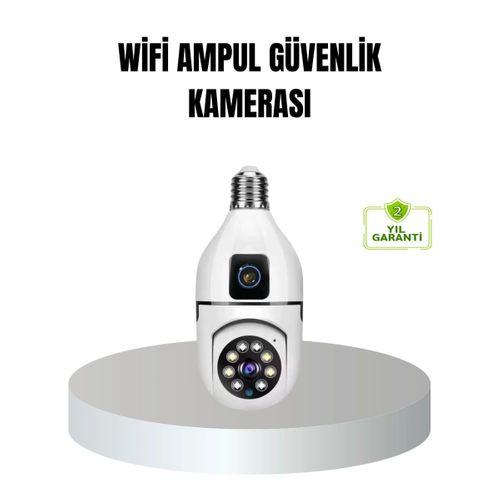 Wifi Ampul Güvenlik Kamerası 1080p Full Hd Gece Görüşlü Ve Hareket Algılamalı