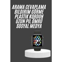Akıllı Saat Çok Fonksiyonlu Uyku Takibi Adımsayar Nabız Ölçer Arama Cevaplayan