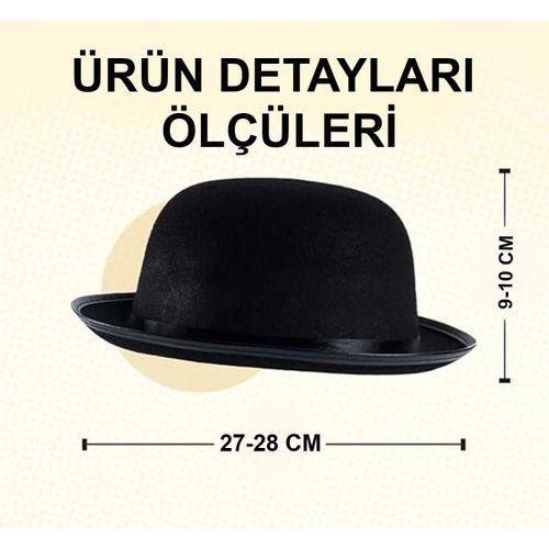 Siyah Melon Parti Şapkası