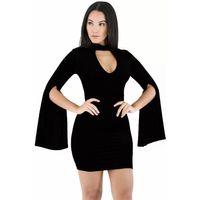 B101395 Kesik Kol Fantazi Elbise