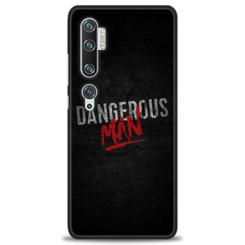 Xiaomi Mi Note 10 Kılıf HD Baskılı Kılıf - Dangerous Man + Tam Ekran Koruyucu