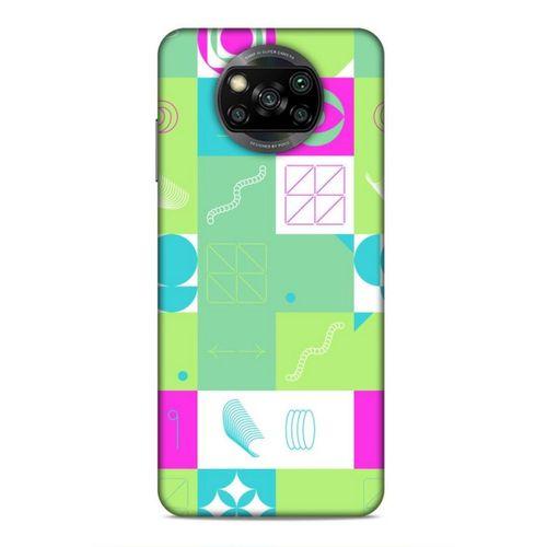 Xiaomi Redmi Poco X3 Uyumlu Kılıf Insomnia (30) Silicone Case Pembe Yeşil