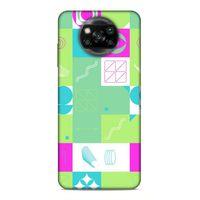 Xiaomi Redmi Poco X3 Uyumlu Kılıf Insomnia (30) Silicone Case Pembe Yeşil