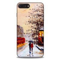 Cityx (38) Apple Iphone 8 Plus Kılıf Silikon Kapak Desenli