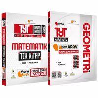 2026 YKS TYT ÖSYM Kara Kutu Matematik TEK KİTAP ve Geometri ÖSYM Çıkmış Soru Bankası 2lİ SET Özetli
