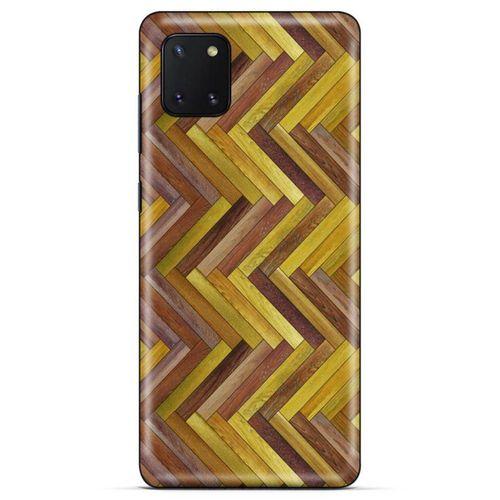 Lopard Huawei Y5P Uyumlu Kılıf Wood'X (31) TPU Kılıf Baskılı