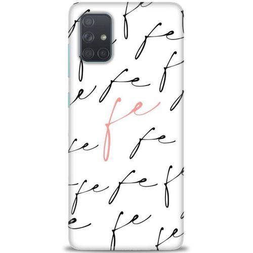 Samsung Galaxy A71 Kılıf HD Baskılı Kılıf - Fe + Tam Ekran Koruyucu
