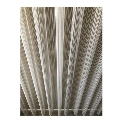 Brillant Great Home Dsingn Çizgili Tül Perde 1/3 Sık Pileli