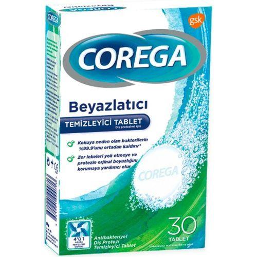 Corega Diş Protezi Beyazlatıcı Temizleyici 30 Tablet