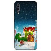 Samsung Galaxy A70 Kılıf Snowix (4) Koruma Kılıfı Yeşil Lacivert