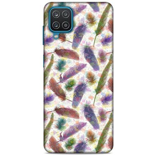 Lopard Samsung Galaxy A12 Uyumlu Kılıf Tüyler (33) Hybrid Kılıf