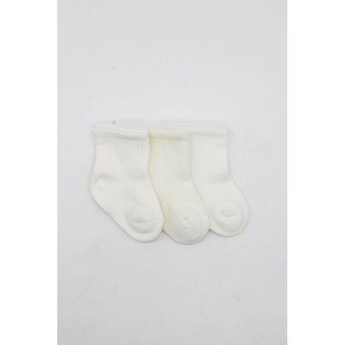 Bistyle Bistyle 3lü Penye Soket Çorap 10132 Ekru