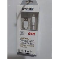 syrox iphone 66s x şarj ve data kablosu 2A