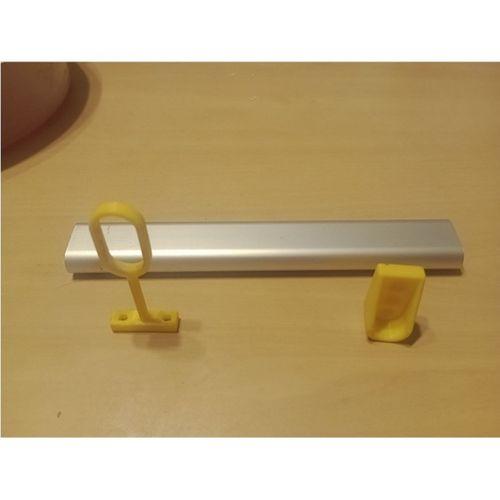 Oval Boru Braketi (Bu ürün Sadece Plastik parçadır - Almadan Önce Soru Sorabilirsiniz)