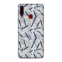 Samsung Galaxy A20s Uyumlu Kılıf Romans (29) Arka Koruma Kılıfı Kirli Beyaz