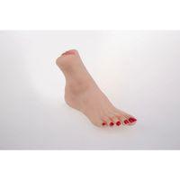 Gerçekçi Et Dokusunda Titreşimli Suni Vajina Ayak Fetişi Mastürbatör - 37 Numara Sol