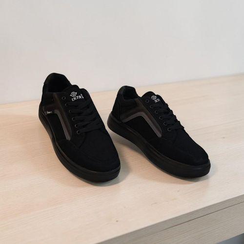 Dakır's 2298 Siyah Fuspetli Hafif Rahat Keten Spor Ayakkabı