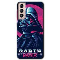 Samsung Galaxy S21 Plus Kılıf HD Desen Baskılı Arka Kapak + Temperli Cam - Darth Vader