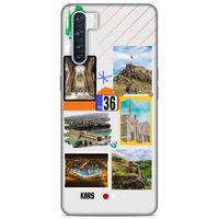 Lopard Oppo A91 Uyumlu Kılıf Şehirli ※ (36) Kars Glitter Kılıf