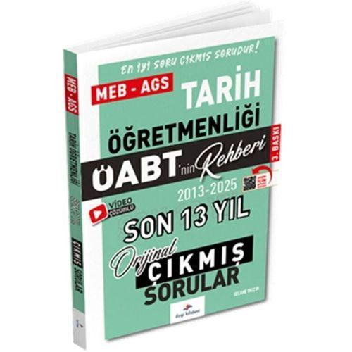 2026 MEB AGS ÖABT Tarih Konularına Göre Tasnif Edilmiş Son 13 Yıl Orijinal Çıkmış Sınav Soruları Dizgi Kitap