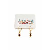 Geyik Yılbaşı Küpe - Altın