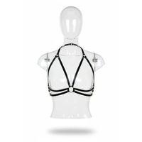 Siyah Kadın Kemer Suni Deri Halka Detaylı Vücut Aksesuarı - Brf200