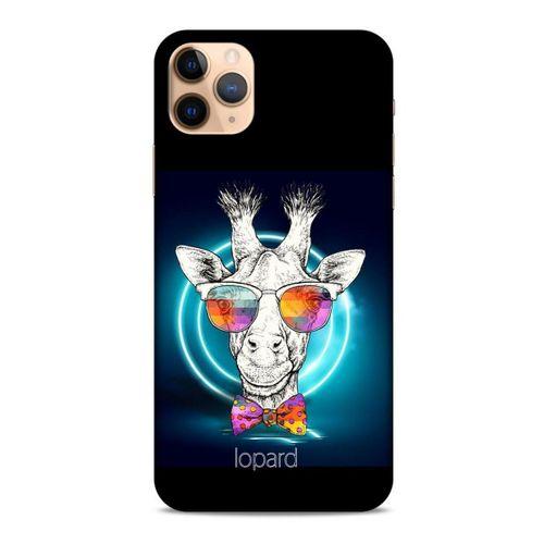 Apple Iphone 11 Pro Kılıf FunnyMaX (6) Silikon Kılıf Siyah Zürafa