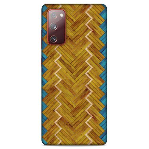 Lopard Samsung Galaxy S20 Fe Uyumlu Kılıf Wood'X (37) Silicone Cover Baskılı