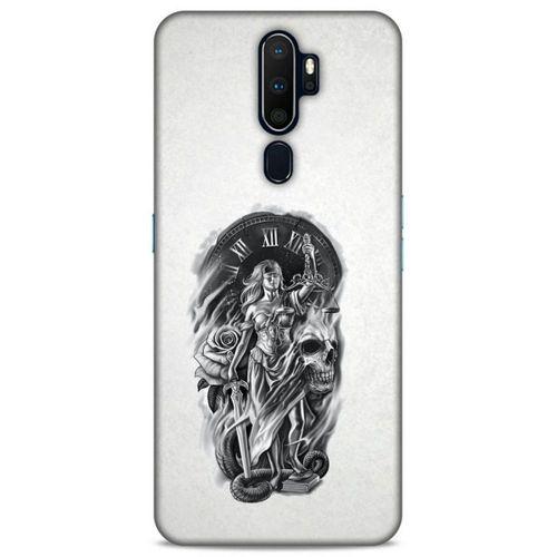 Lopard Oppo A5 2020 Uyumlu Kılıf Tattoo's (44) Tough Armor Kılıf Terazi
