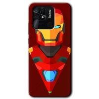 Potkal Hediye Fabrikası Xiaomi Redmi 10C Kılıf HD Desen Baskılı Arka Kapak - İron Man Çizim