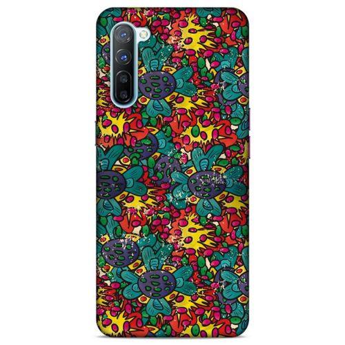 Lopard Oppo Reno 3 Uyumlu Kılıf Soyut Sanat (29) Baskılı Arka Koruma Kılıfı