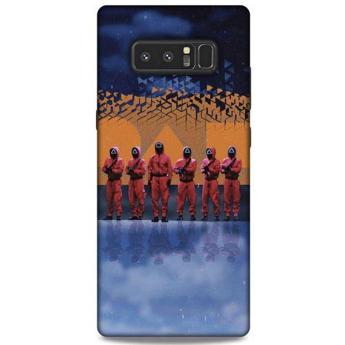 Samsung Galaxy Note 8 Uyumlu Kılıf Squid Game (48) Bumper Kılıf Dak-Ho