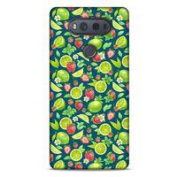 Frutix Çilek Lime  01 LG K61 Kılıf Desenli Silikon