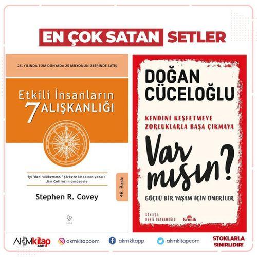 Varlık Yayınları Etkili İnsanların 7 Alışkanlığı ve Kronik Kitap Var Mısın 2 Kitap Set