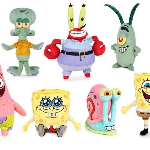 Eğitici Oyuncak 760025633 SpongeBob Serisi Sostenible Peluş 30 cm (7 Asorti)