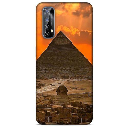 Huawei P Smart 2021 Kılıf Dünya Mimarisi (25) Antişok Kapak Giza Piramitler Mısır