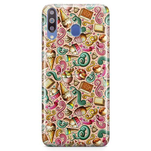Samsung Galaxy M30 Kılıf Gelato Dondurma Arka Kapak Koruma Desenli Full Koruyucu