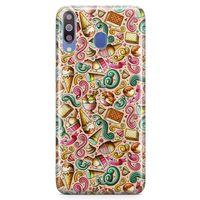 Samsung Galaxy M30 Kılıf Gelato Dondurma Arka Kapak Koruma Desenli Full Koruyucu