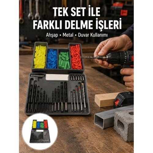 Matkap Ucu Seti Organizerli Çok Amaçlı Delme Uçları Yeni Nesil