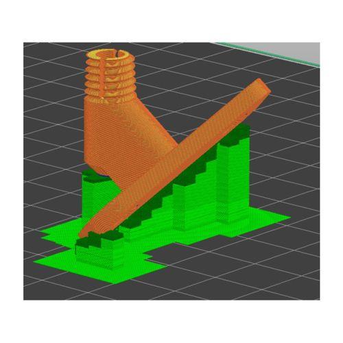 Svans M8 Somun Ters Bowden Braketi (Bu ürün Sadece Plastik parçadır - Almadan Önce Soru Sorabilirsiniz)