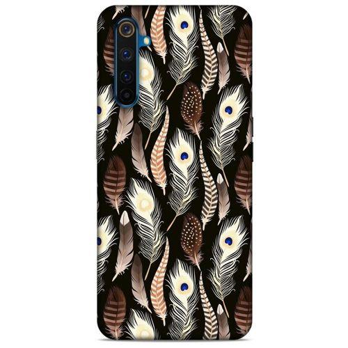 Oppo Realme 6 Pro Kılıf Desenli Özel Seri Tüyler (8) Baskılı Kılıf