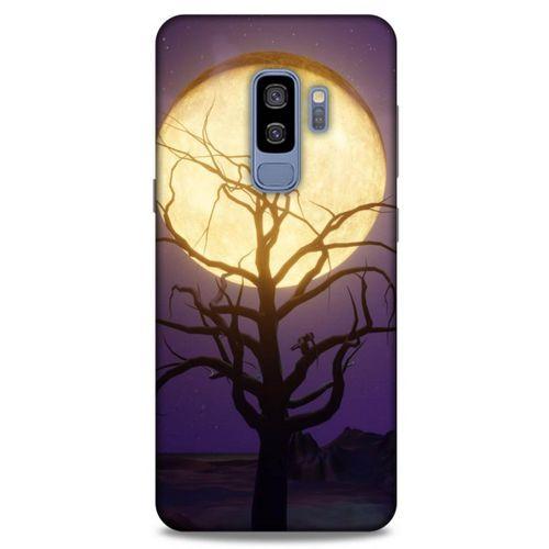 Samsung Galaxy S9 Plus Uyumlu Kılıf Mor Delisi (7) Telefon Kılıfı Ay Ağaç