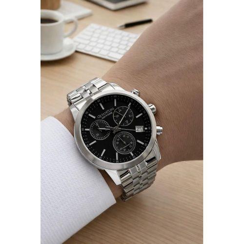 Quantum Sapphire Cam İtalyan Bileklikli 10 Atm Suya Dayanıklı 2 Yıl Garantili Erkek Kol Saati 1008SS