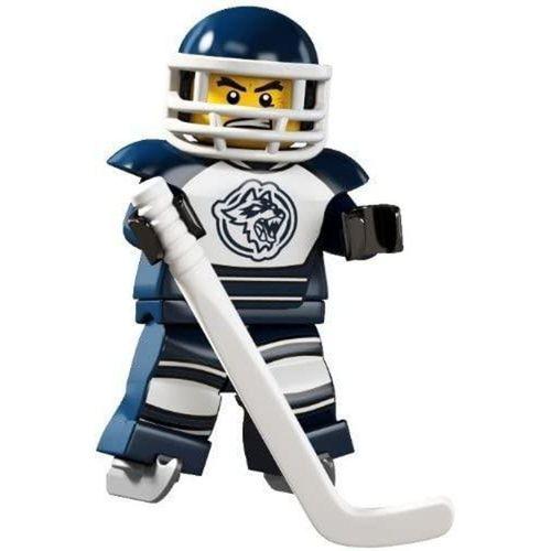 Lego Minifigür - Seri 4 - 8804 - 8 Hockey Player