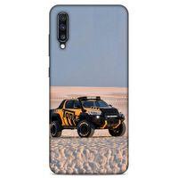 Lopard Samsung Galaxy A70 Uyumlu Kılıf PickUpX (44) Tough Armor Kılıf Turuncu Siyah