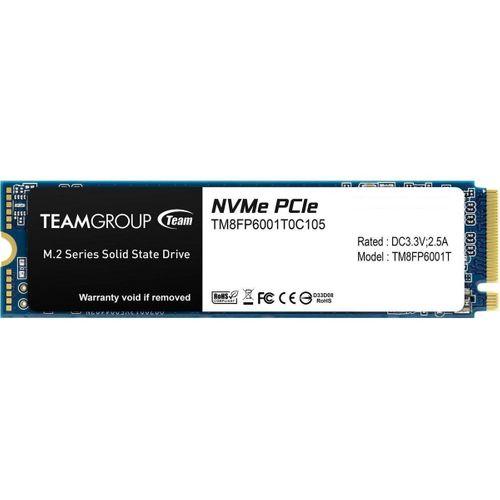 Team MP33 256GB 1600/1000MB/s NVMe PCIe Gen3x4 M.2 SSD Disk (TM8FP6256G0C101)