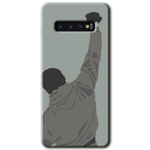 MRCİLETİSİM MRCİLETİSİM Samsung Galaxy S10 Kılıf HD Desen Baskılı Arka Kapak + Temperli Cam - Artwork Wide