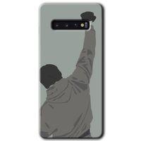 MRCİLETİSİM MRCİLETİSİM Samsung Galaxy S10 Kılıf HD Desen Baskılı Arka Kapak + Temperli Cam - Artwork Wide