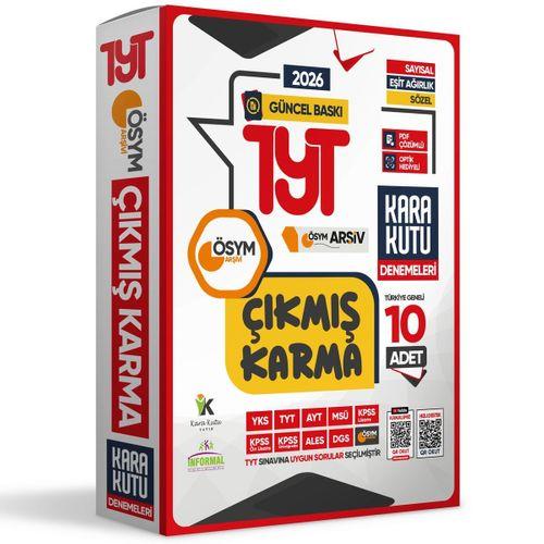 2026 TYT ÖSYM Çıkmış Karma Kara Kutu Sayısal-Sözel-Eşit Ağırlık TG 10lu Deneme Paketi D Çözümlü